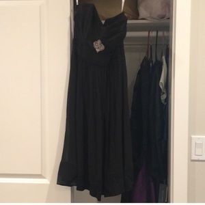 Shoshanna strapless Dress Black Sz 4